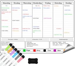 Systemyze Weekplanner Whiteboard Weekplanner Magnetisch
