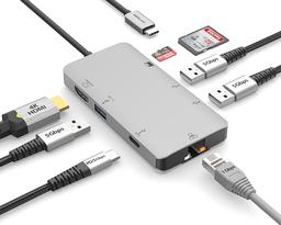 EZQuest USB-C Multimedia 8-Port Hub