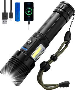 Exortus® Oplaadbare LED Zaklamp Maglite