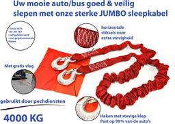 JUMBO Sleepkabel Stretch 4000KG