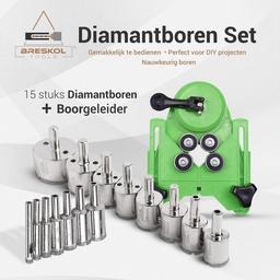 Breskol diamantboor diamantboren set voor