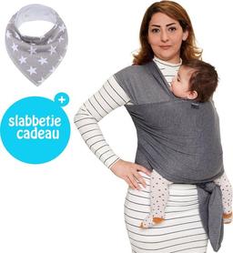 Baby Garden draagdoek grijs Ergonomisch