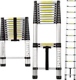 Merkloos Telescoopladder Vouwladder Telescoopladder Aluminium