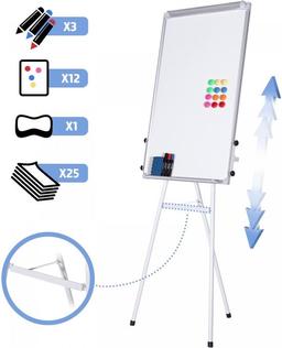 Jago Flipchart, whiteboard, flipover, met