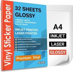 AgoDeo 32 Glossy Vinyl Stickervellen