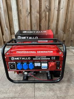 METALLO AGGREGAAT OP BENZINE-8500W 38KG