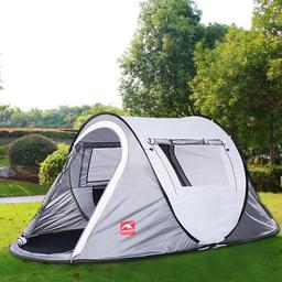 Merkloos 2-3 Persoons Luxe Campingtent