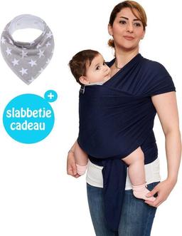 Baby Garden draagdoek donkerblauw Ergonomisch