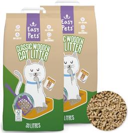 Easypets Houtkorrel Kattenbakvulling 2x 10KG