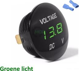 Voltmeter digitaal inbouw 6-48V |Auto,