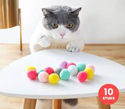 Katten balletjes (10 stuks) Kattenspeelgoed