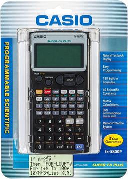 Casio FX-5800 P - Wetenschappelijke