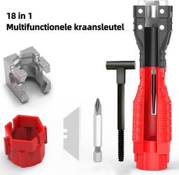 18 in 1 Multifunctionele kraansleutel