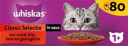 Whiskas 1+ Classic Kattenvoer Natvoer