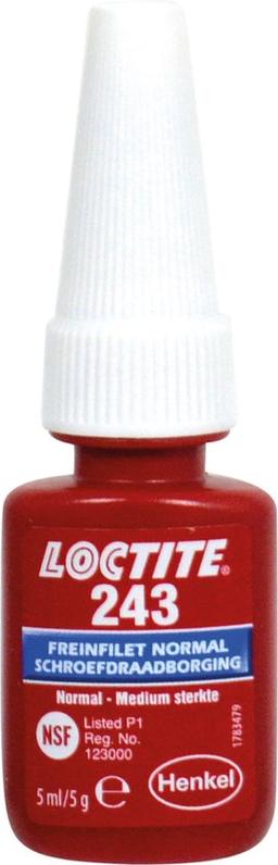 Loctite 243 Borgmiddel medium (blauw)