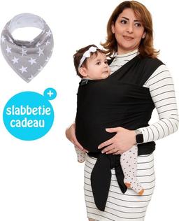 Baby Garden draagdoek zwart Ergonomisch