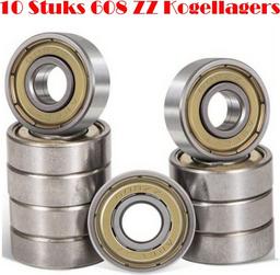 10stuks Skateboard Lagers, 608ZZ Dubbele