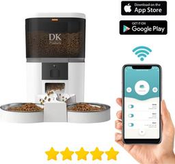 DKProducts.nl Automatische voerbak wit Nieuw