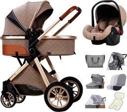 Luxe Multifunctionele 3-in-1 Combi Kinderwagen