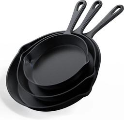 Nuovva Gietijzer Skillet Braadpan set