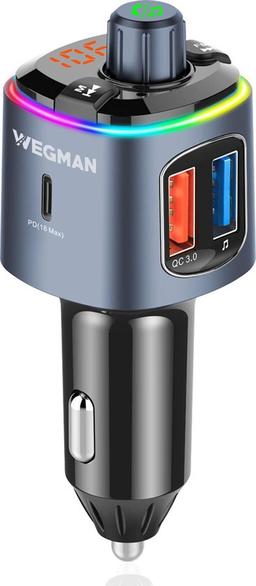 Wegman Bluetooth FM Transmitter Carkit