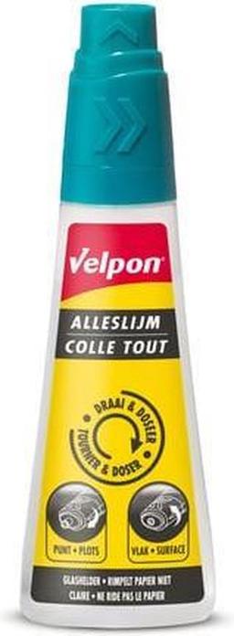 Bison Alleslijm Velpon 90ml Draai