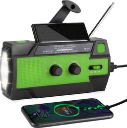 Solar Radio Crank Radio 4000mAh