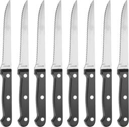8x Steakmessen/vleesmessen bestek 23 cm