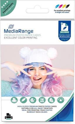 MediaRange Fotopapier Glans | 10x15