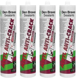 Zwaluw acrylaatkit Anti-Crack wit