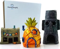 HomeShopXL Aquarium Decoratie Ornamenten Set