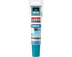 Bison super silicone sanitair transparant