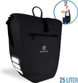 Fietstas Zwart Qumaxx 25 liter