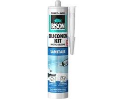 Bison siliconenkit sanitair zwart