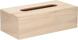 Hobbygroep Houten tissue box 27cm