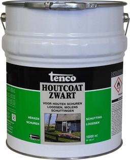 Tenco houtcoat zwart - 10