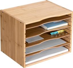 Navaris bamboe bureau organizer tray