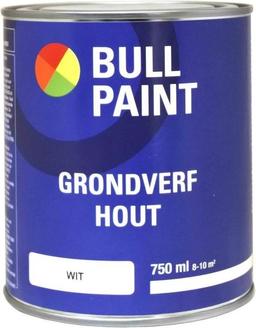 Bullstore Bullpaint grondverf hout wit