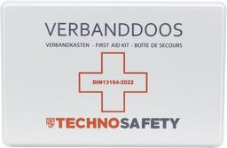 Technosafety Verbanddoos DIN13164-2022 + Wandhouder