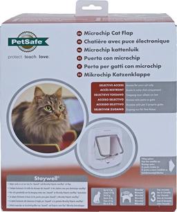 PetSafe Kattenluik wit met microchip