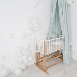 DREAMER houten schommelwieg WIT| Co-sleeper