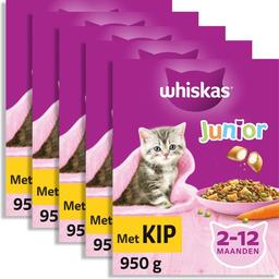 Whiskas Junior Kattenbrokken Kip