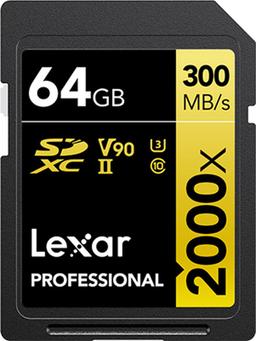 Lexar 64GB Professional 1667x UHS-II