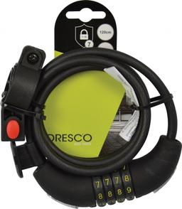 Dresco Kabelslot 120/8 Code Spiraal/cijferslot