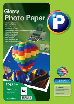 Printec Fotopapier Glossy glanzend 20