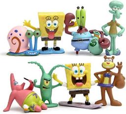 Aquarium Decoratie - Spongebob Figuren