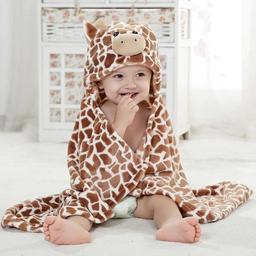 Baby badjas / handdoek Giraffe