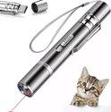 Hoogwaardig Laserlampje voor katten USB rvc zilver
