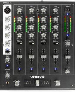 Vonyx STM-7010 Mixer 4-Kanaals DJ