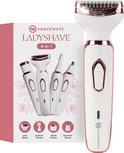 MM Brands Shavemate 4 in-1 wit , roze